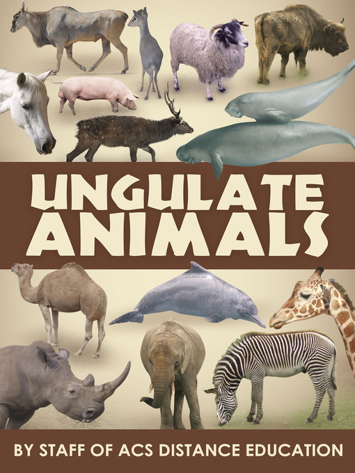 Title details for Ungulate Animals by John Mason - Wait list